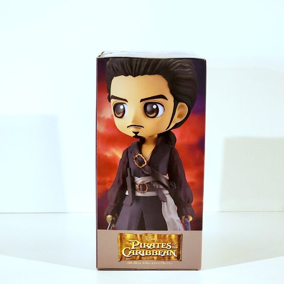 New Banpresto Q Posket Disney Pirates of the Caribbean Will Turner 14cm Japan - Picture 5 of 5